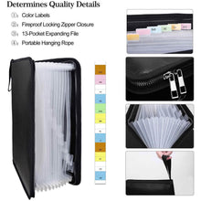 Load image into Gallery viewer, Fireproof and Water Resistant File Folder
