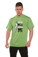 Load image into Gallery viewer, Fit is not a destination Men's Bamboo Viscose/Organic Cotton Short Sleeve Graphic T-Shirt
