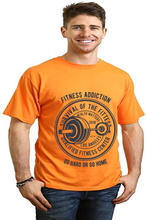 Load image into Gallery viewer, Fitness Addiction Men's Bamboo Viscose/Organic Cotton Short Sleeve Graphic T-Shirt
