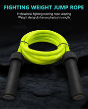 Load image into Gallery viewer, Fitness Weight-Bearing Bold And Heavy Sport Jump Rope Adjustable PVC Jump Rope For Cardio Fitness Versatile Jump Rope PVC Skipping Rope For Speed Training

