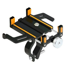Load image into Gallery viewer, Five-Jaw Mobile Phone Holder Motorcycle Navigation Support Smartphone Bracket
