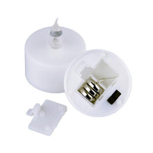 Load image into Gallery viewer, Flameless LED Tea Lights Candles Battery Powered Colorful Flickering Pillar Flickering Bright Tea lights Battery Operated/Powered Flameless Candles White Base Candles Tea light Romantic party Home Decor
