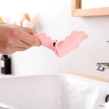 Load image into Gallery viewer, Flamingo Soap Dish Keep Soap Dry Clean Shower Soap Saver Tray Plastic Adhesive Drain Sponge Holder Bathroom Tool Soap Dish with Drains Soap Holder with Hooks Easy Dry SoapTray Easy Cleaning Soap Saver Extend Soap Life Powerful Adhesive No Drilling
