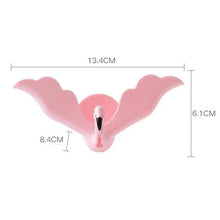 Load image into Gallery viewer, Flamingo Soap Dish Keep Soap Dry Clean Shower Soap Saver Tray Plastic Adhesive Drain Sponge Holder Bathroom Tool Soap Dish with Drains Soap Holder with Hooks Easy Dry SoapTray Easy Cleaning Soap Saver Extend Soap Life Powerful Adhesive No Drilling
