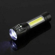 Load image into Gallery viewer, Flashlights Rechargeable USB Portable Super Bright Waterproof Zoomable Portable  LED Focus Flashlight Mini Torch Tactical Flash Light Torch Light  Camping Hiking
