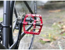 Load image into Gallery viewer, Flat Bike Pedals Road 3 Sealed Bearings Bicycle Pedals Mountain Bike Pedals Wide Platform Accessories Mountain Bike Pedals Aluminum Bicycle Flat Platform Pedals Lightweight Non-Slip Sealed Bearing For Road Mountain
