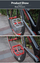 Load image into Gallery viewer, Flat Bike Pedals Road 3 Sealed Bearings Bicycle Pedals Mountain Bike Pedals Wide Platform Accessories Mountain Bike Pedals Aluminum Bicycle Flat Platform Pedals Lightweight Non-Slip Sealed Bearing For Road Mountain
