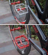 Load image into Gallery viewer, Flat Bike Pedals Road 3 Sealed Bearings Bicycle Pedals Mountain Bike Pedals Wide Platform Accessories Mountain Bike Pedals Pedals Bicycle Flat Pedals Aluminum Sealed Bearing Lightweight Platform For Road Mountain

