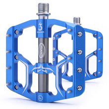 Load image into Gallery viewer, Flat Bike Pedals Road 3 Sealed Bearings Bicycle Pedals Mountain Bike Pedals Wide Platform Accessories Mountain Bike Pedals Pedals Bicycle Flat Pedals Aluminum Sealed Bearing Lightweight Platform For Road Mountain
