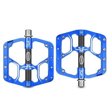 Load image into Gallery viewer, Flat Bike Pedals Road 3 Sealed Bearings Bicycle Pedals Mountain Bike Pedals Wide Platform Accessories Mountain Bike Pedals Pedals Bicycle Flat Pedals Aluminum Sealed Bearing Lightweight Platform For Road Mountain
