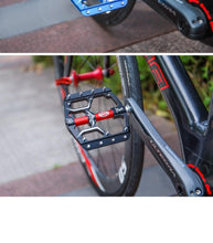 Load image into Gallery viewer, Flat Bike Pedals Road 3 Sealed Bearings Bicycle Pedals Mountain Bike Pedals Wide Platform Accessories Mountain Bike Pedals Pedals Bicycle Flat Pedals Aluminum Sealed Bearing Lightweight Platform For Road Mountain
