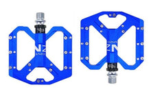 Load image into Gallery viewer, Flat Foot Ultralight Mountain Bike Pedals CNC Aluminum Alloy Sealed 3 Bearing Anti-slip Bicycle Pedals Bicycle Bike Pedals CNC Machined Platform Pedal 3 Sealed Bearings Bicycle Pedal For Adult And Youth With Non-Slip
