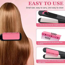 Load image into Gallery viewer, Flat Iron Comb, ABS Plastic Handle Hair Straightener Comb Attachment
