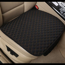 Load image into Gallery viewer, Flax Car Seat Cover Front Rear Linen Fabric Cushion Breathable Protector Mat Pad Universal Auto Interior Styling Truck  Car Seat Cushion Breathable Comfort Universal for Most Vehicles Automotive Interior Seat Protector Without Binding Pad Linen Mat Car In

