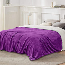 Load image into Gallery viewer, Fleece Throw Blanket Flannel Bed Cover
