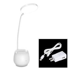Load image into Gallery viewer, Flexible Led Table Lamps with Usb Touch Dimmable LED Stand Desk Light Reading Lamp Modern Flexible Study Lamp with Pen Holder Decorative Table Lamp Cute Study Lamps for Bedroom Décor
