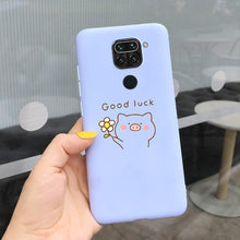 Load image into Gallery viewer, Flexible Lightweight Silicone Design Shockproof Cover For Xiaomi Redmi Note 9 Case Cute Fashion Soft Silicone Cover Case For Xiaomi Redmi Note 9 Pro Max Note9 S 9S Cases Bumper
