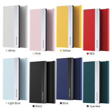 Load image into Gallery viewer, Flip Case For iPhone 14 Pro Max 12 13 Mini Luxury Wallet Stand Elegant Cover Phone Magnetic Leather Protective Cover Luxury Red Shockproof Cover with Stand Flip Case
