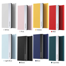 Load image into Gallery viewer, Flip Case For iPhone 14 Pro Max 12 13 Mini Luxury Wallet Stand Elegant Cover Phone Magnetic Leather Protective Cover Luxury Red Shockproof Cover with Stand Flip Case
