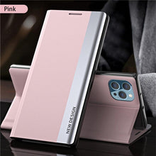Load image into Gallery viewer, Flip Case For iPhone 14 Pro Max 12 13 Mini Luxury Wallet Stand Elegant Cover Phone Magnetic Leather Protective Cover Luxury Red Shockproof Cover with Stand Flip Case
