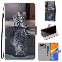Load image into Gallery viewer, Flip Case For Xiaomi Redmi 9 9A 9C NFC 8 8A Phone Case Leather Silicone Wallet Cover For Redmi Note 8 Pro 9 9S 9 Pro Book Cases  Leather Case Flip Cover PU Wallet Case Kickstand Magnet Closure Card Slot Holder

