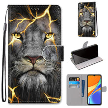 Load image into Gallery viewer, Flip Case For Xiaomi Redmi 9 9A 9C NFC 8 8A Phone Case Leather Silicone Wallet Cover For Redmi Note 8 Pro 9 9S 9 Pro Book Cases  Leather Case Flip Cover PU Wallet Case Kickstand Magnet Closure Card Slot Holder
