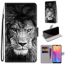 Load image into Gallery viewer, Flip Case For Xiaomi Redmi Note 8 Pro 7 8T note4 4X Phone Case Leather Wallet Book Cute Cat Cover For Redmi 8 8A 7 7A 4 4X Cases Leather Wallet Flip Card Slots Holder Cover Side Pocket Shockproof Protective Magnetic Closure Bumper Phone Cases
