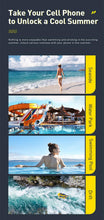 Load image into Gallery viewer, Floating Swimming Phone Bag Waterproof Mobile Phone Pouch Cell Phone Case For Swimming Diving Surfing Beach Use Waterproof Phone Cases for Swimming Boating 7.2Inch

