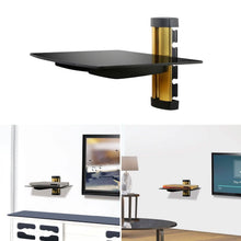 Load image into Gallery viewer, Floating Wall Mounted Strengthened Tempered Glass Shelf

