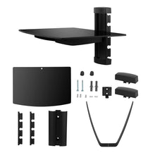 Load image into Gallery viewer, Floating Wall Mounted Strengthened Tempered Glass Shelf
