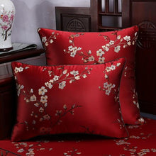 Load image into Gallery viewer, Floral Decorative Pillow Covers Spring Polyester Cushion Cover For Home Decorative Sofa Armchair Bedroom Livingroom Embroidery Floral Pattern Square Decorative Throw Pillow Case Cushion Cover

