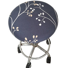 Load image into Gallery viewer, Floral Printed Round Chair Cover Bar Stool Elastic Seat Cover Home Chair Slipcover Anti-dirty Case Removable Chair Protector Stretch Round Bar Stool Covers Washable Stool Cushion Slipcover Elastic Bar Chair Covers
