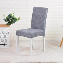 Load image into Gallery viewer, Floral Printing Chair Cover Elastic Anti-dirty Stretch Removable Hotel Banquet Kitchen Seat Case Washable Dining Chair Covering Washable Chair Seat Covers Protector for Dining Room Universal Spandex Solid Chair Slip Covers
