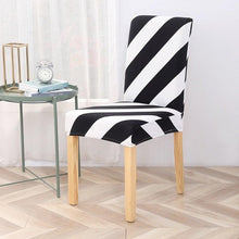 Load image into Gallery viewer, Floral Printing Chair Cover Elastic Anti-dirty Stretch Removable Hotel Banquet Kitchen Seat Case Washable Dining Chair Covering Washable Chair Seat Covers Protector for Dining Room Universal Spandex Solid Chair Slip Covers
