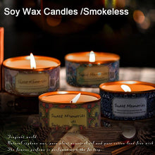 Load image into Gallery viewer, Floral Scented Smokeless Candle Tin Can Perfume Scented Candles for Home Relaxing Stress Relief Aromatherapy  Natural Soy Wax And Fragrance Handmade Scented Candle Natural Soy Wax Home Cristmas Decoration
