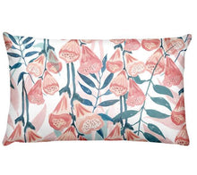 Load image into Gallery viewer, Flowers Birds Green Plants Printed Waist Pillowcase Home Pillow Decoration Tropical Green Texture Exotic Flower Cotton Linen Outdoor Pillow Cases Sofa Bed Throw Pillow 50x30CM
