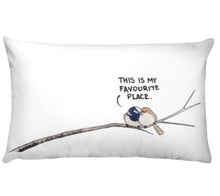 Load image into Gallery viewer, Flowers Birds Green Plants Printed Waist Pillowcase Home Pillow Decoration Tropical Green Texture Exotic Flower Cotton Linen Outdoor Pillow Cases Sofa Bed Throw Pillow 50x30CM
