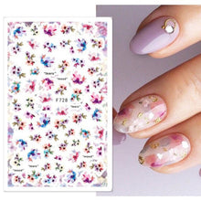 Load image into Gallery viewer, Flowers Leaves Line 3D Nail Stickers Autumn Winter Fall Leaf Design Transfer Sliders Abstract Waves Nail Art Decals Manicures  Decal Self-Adhesive 3D Wave Design Decoration for Women Girls Tape Nail Art Stickers Decal Decoration
