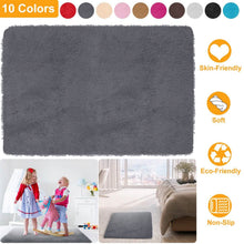 Load image into Gallery viewer, Fluffy Bedroom Anti-Skid Rug
