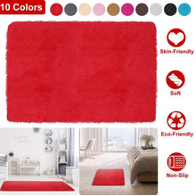 Load image into Gallery viewer, Fluffy Bedroom Anti-Skid Rug
