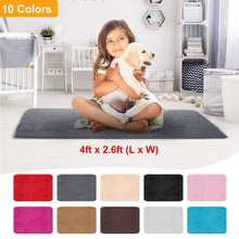 Load image into Gallery viewer, Fluffy Bedroom Anti-Skid Rug
