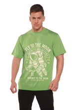 Load image into Gallery viewer, Fly To The Moon Men's Bamboo Viscose/Organic Cotton Short Sleeve Graphic T-Shirt
