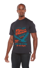 Load image into Gallery viewer, Fly Your Dream Men's Bamboo Viscose/Organic Cotton Short Sleeve Graphic T-Shirt
