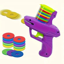 Load image into Gallery viewer, Flying Foam Disc Launcher Handheld Shooter Game
