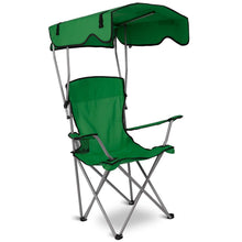 Load image into Gallery viewer, Foldable Beach Canopy Chair Sun Protection with Cup Holder
