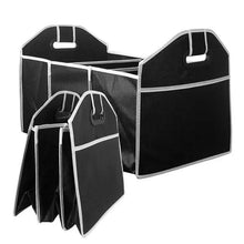 Load image into Gallery viewer, Foldable Black Car Trunk Cargo Storage Bag
