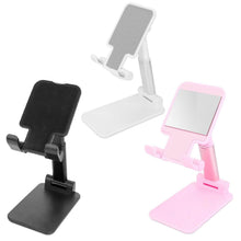 Load image into Gallery viewer, Foldable Desktop Phone Stand Angle Height Adjustable Holder
