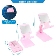 Load image into Gallery viewer, Foldable Desktop Phone Stand Angle Height Adjustable Holder
