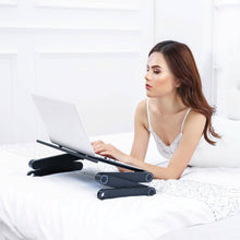 Load image into Gallery viewer, Foldable Laptop Table Bed Notebook Desk with Mouse Board
