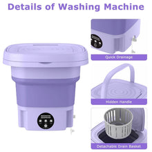 Load image into Gallery viewer, Foldable Laundry Machine with Detachable Drain Basket
